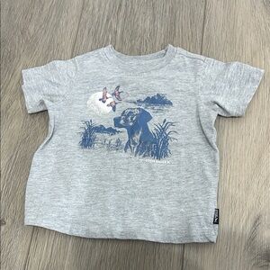 Eddie Bauer Kids Gray Nature Print Tee